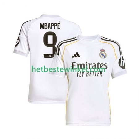 Real Madrid Kylian Mbappé 9 Voetbalshirts Thuis 2025-26